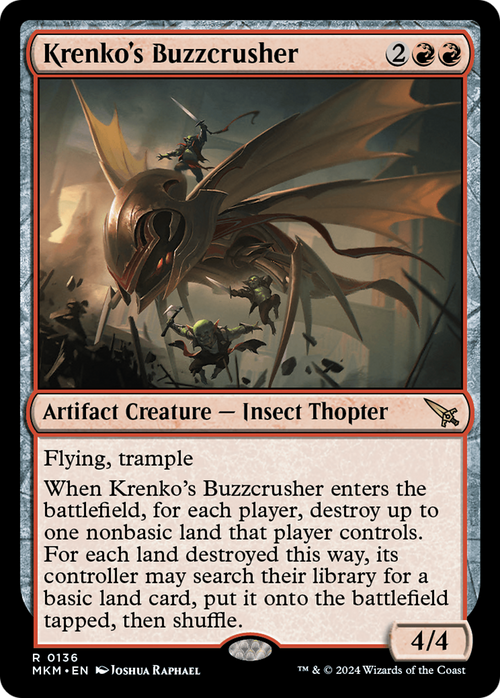 Krenko's Buzzcrusher (MKM-136) - Murders at Karlov Manor