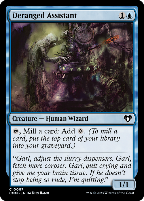 Deranged Assistant (CMM-087) - Commander Masters Foil