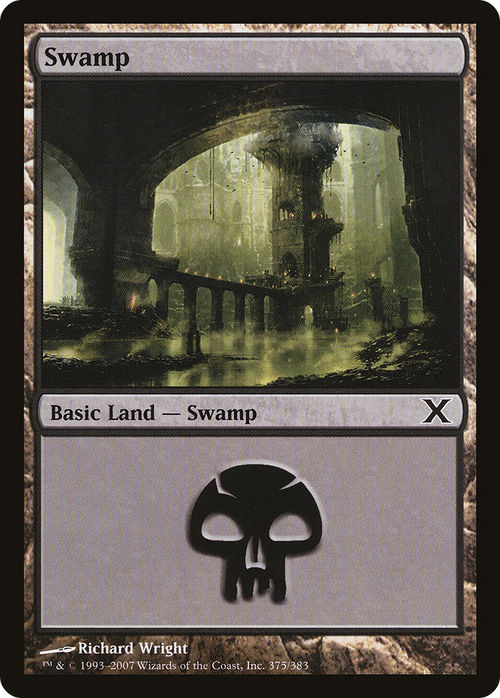 Swamp (375) (10E-375) - Tenth Edition