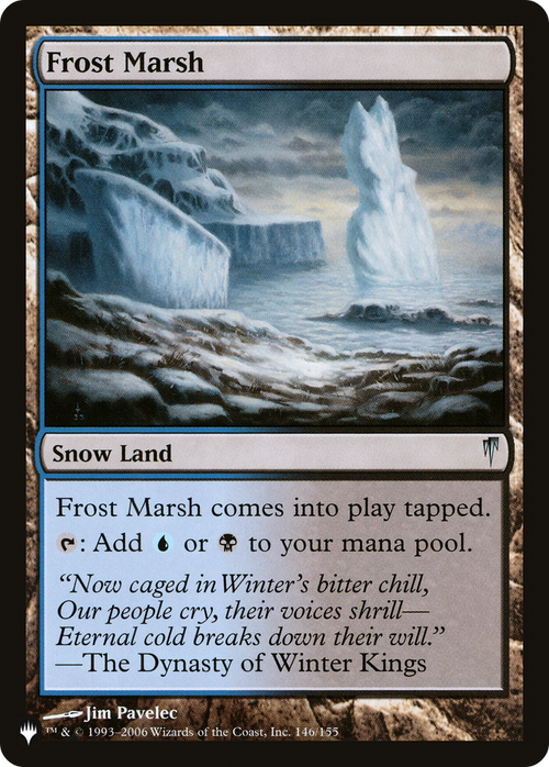 Frost Marsh (LIST-146/155) - The List