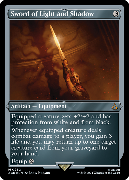 Sword of Light and Shadow (Foil Etched) (ACR-262) - Assassin's Creed Foil