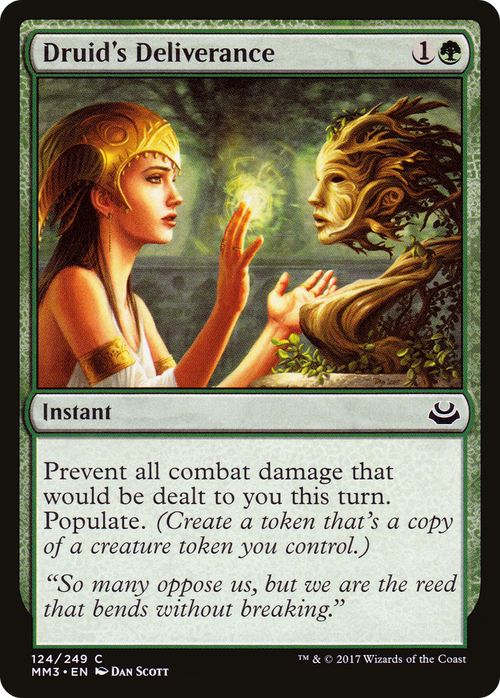 Druid's Deliverance (MM3-124) - Modern Masters 2017