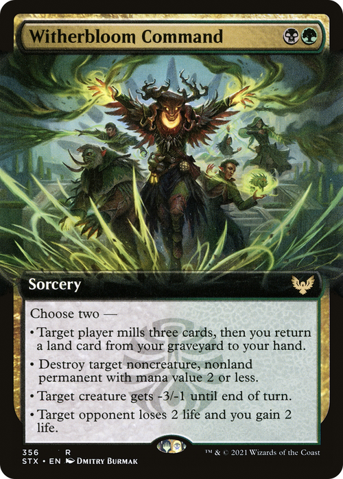 Witherbloom Command (Extended Art) (STX-356) - Strixhaven: School of Mages: (Extended Art) Foil