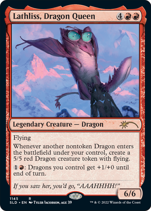 Lathliss, Dragon Queen (1145) (SLD-1145) - Secret Lair Drop