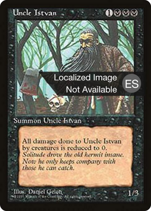 Uncle Istvan (4BB-) - Fourth Edition Foreign Black Border