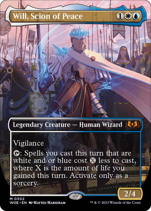 Will, Scion of Peace (Borderless) (WOE-302) - Wilds of Eldraine