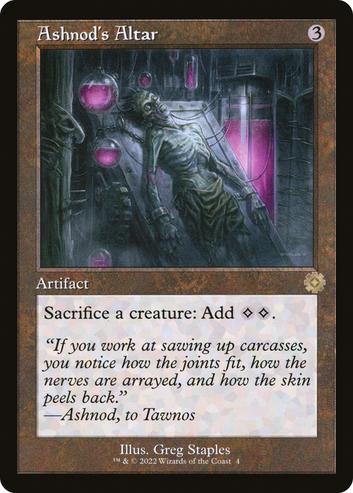 Ashnod's Altar (BRR-004) - The Brothers' War Retro Artifacts Foil