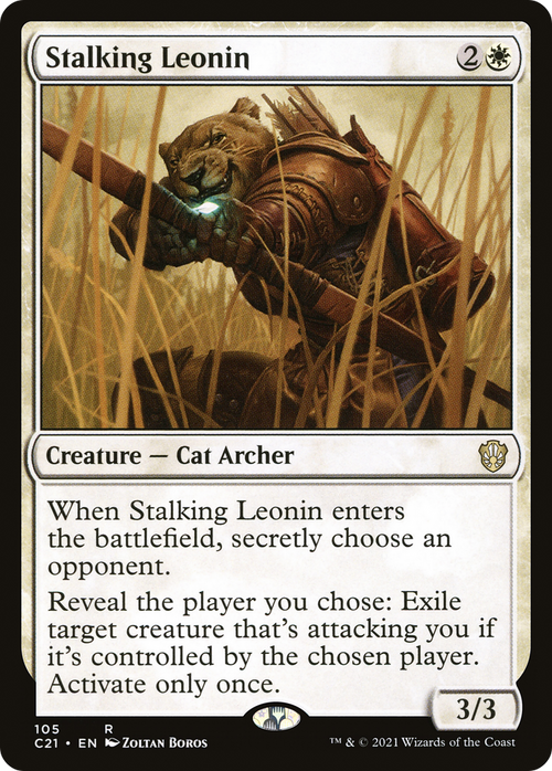 Stalking Leonin (C21-105) - Commander 2021