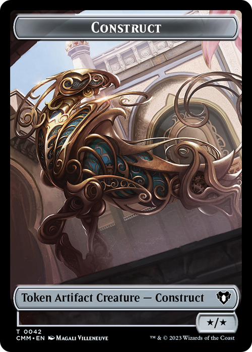 Construct (TCMM-042) - Commander Masters Tokens Foil