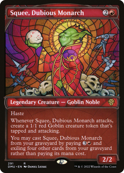 Squee, Dubious Monarch (Showcase) (DMU-291) - Dominaria United: (Showcase) Foil