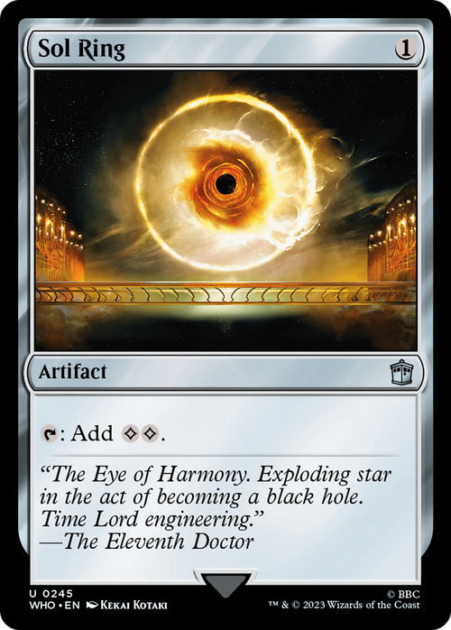 Sol Ring (WHO-245) - Doctor Who Foil