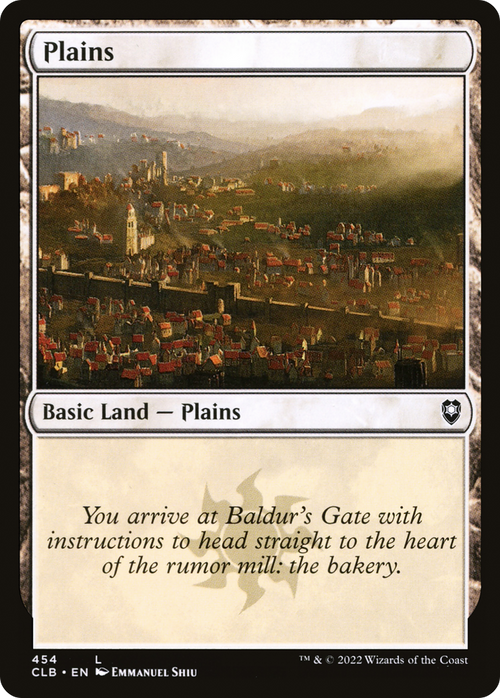 Plains (454) (CLB-454) - Commander Legends: Battle for Baldur's Gate Foil