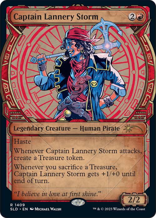 Captain Lannery Storm (SLD-1409) - Secret Lair Drop: (Showcase)