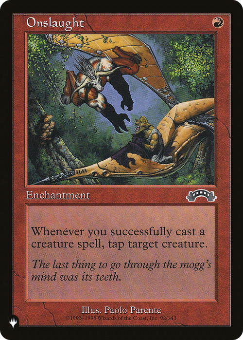 Onslaught (LIST-92/143) - The List