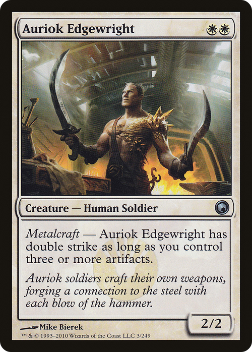 Auriok Edgewright (SOM-003) - Scars of Mirrodin Foil