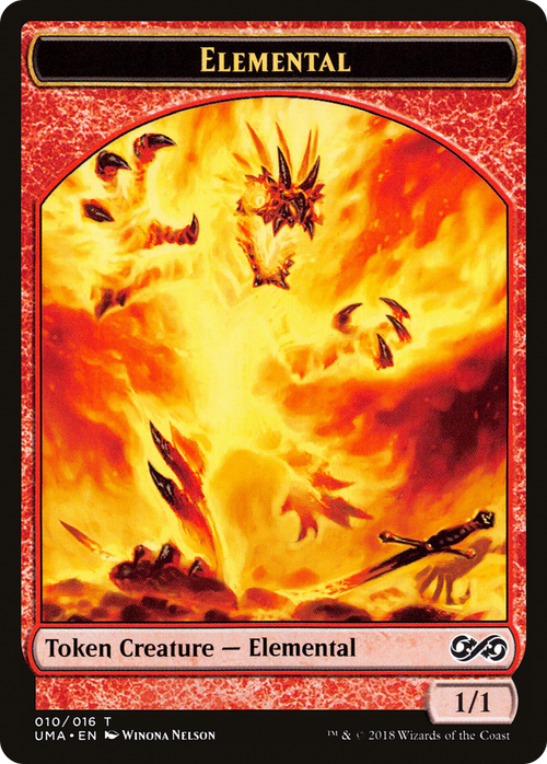 Elemental Token (010) (UMA-010) - Ultimate Masters Tokens