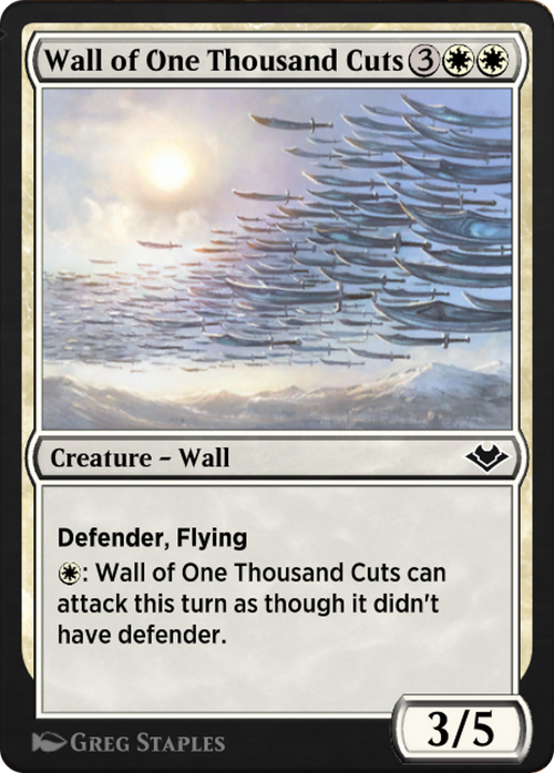 Wall of One Thousand Cuts (J21-157) - Jumpstart: Historic Horizons