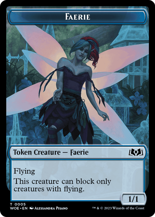 Faerie (TWOE-005) - Wilds of Eldraine Tokens