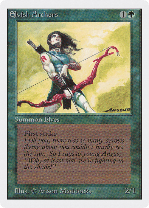 Elvish Archers (2ED-) - Unlimited Edition