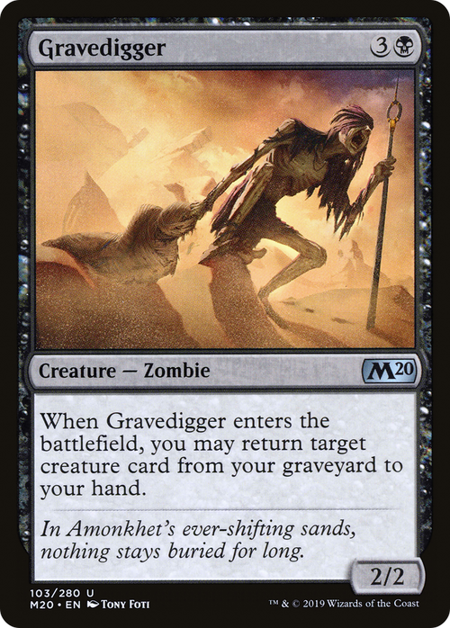 Gravedigger (M20-103) - Core Set 2020