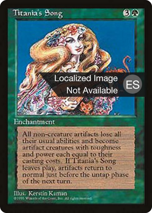 Titania's Song (4BB-) - Fourth Edition Foreign Black Border