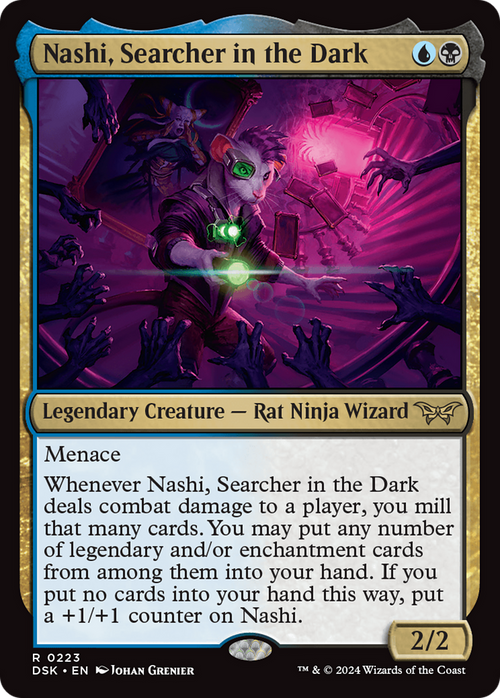 Nashi, Searcher in the Dark (DSK-223) - Duskmourn: House of Horror