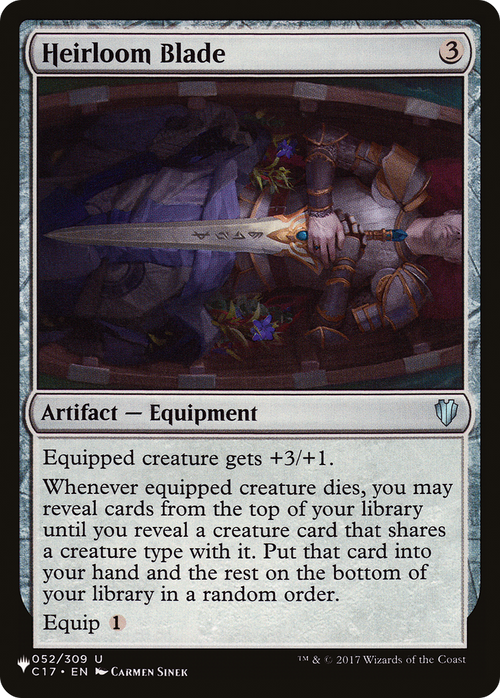 Heirloom Blade (LIST-C17-52) - The List
