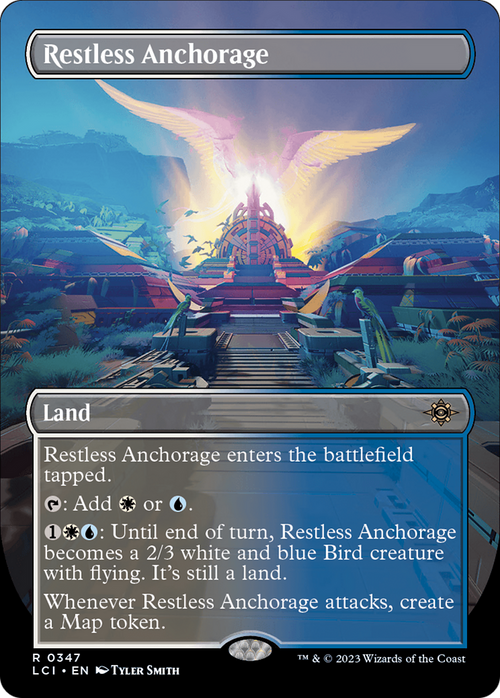 Restless Anchorage (Borderless) (LCI-347) - The Lost Caverns of Ixalan Foil