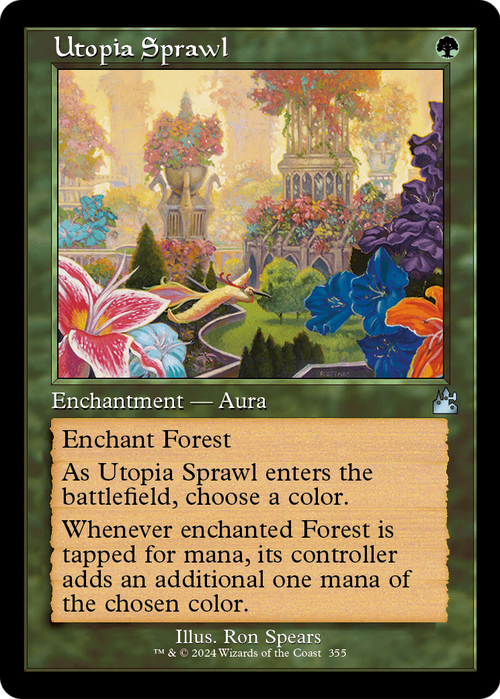 Utopia Sprawl (Retro Frame) (RVR-355) - Ravnica Remastered