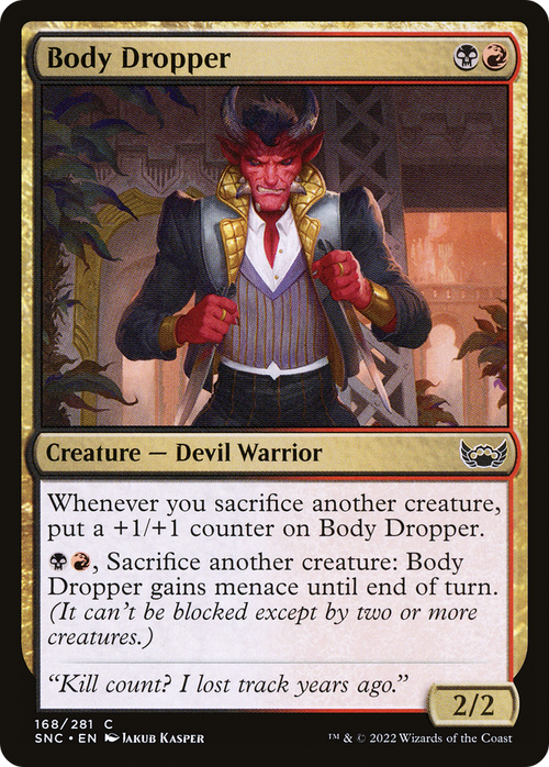 Body Dropper (SNC-168) - Streets of New Capenna Foil