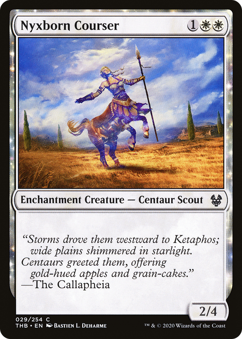 Nyxborn Courser (THB-029) - Theros Beyond Death: (enchantment)