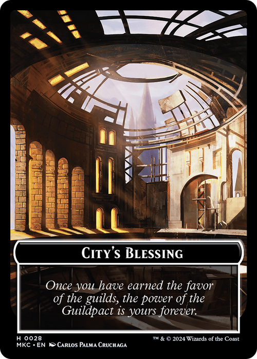 City's Blessing (TMKC-028) - Murders at Karlov Manor Commander Tokens