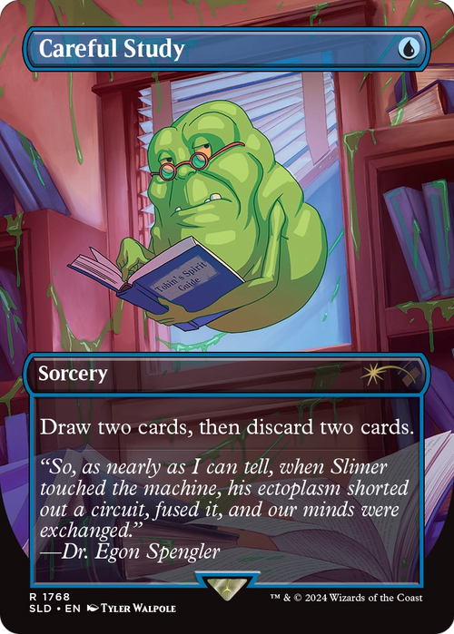 Careful Study (SLD-1768) - Secret Lair Drop (Borderless) Foil