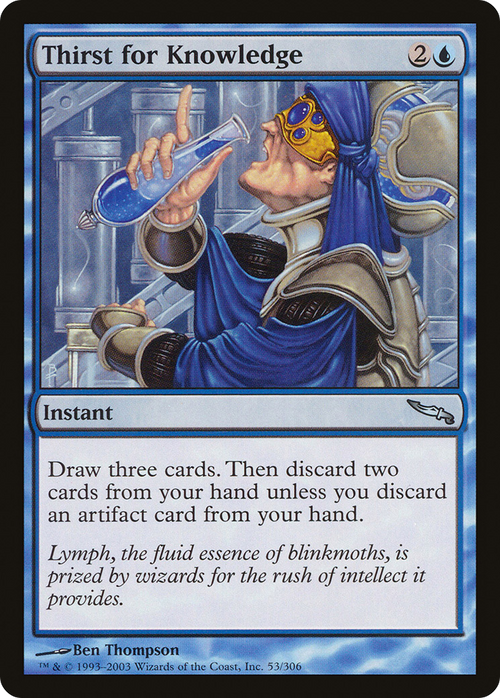 Thirst for Knowledge (MRD-053) - Mirrodin Foil
