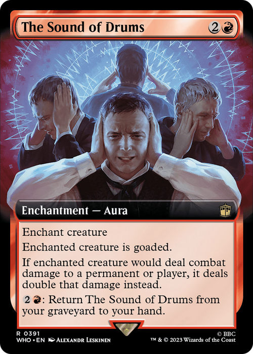 The Sound of Drums (Extended Art) (WHO-391) - Doctor Who: (Extended Art) Foil