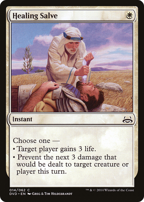 Healing Salve (DD3-014) - Duel Decks Anthology: Divine vs. Demonic