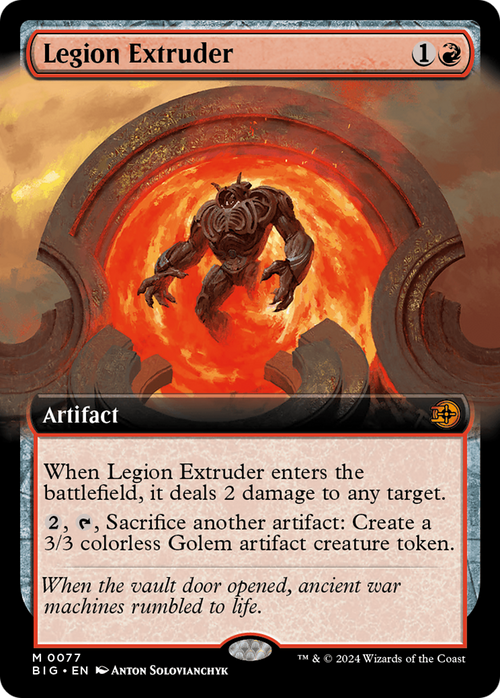 Legion Extruder (Extended Art) (BIG-077) - The Big Score: (Extended Art)