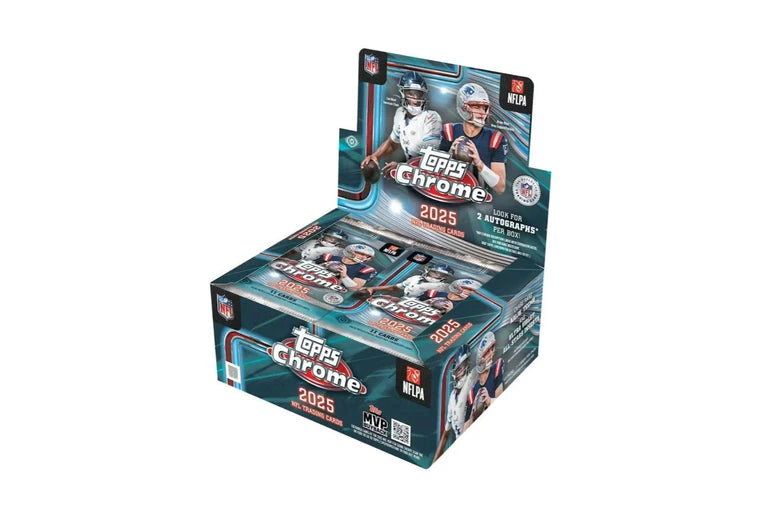 2025 Topps Chrome Football NFL Jumbo Hobby Box