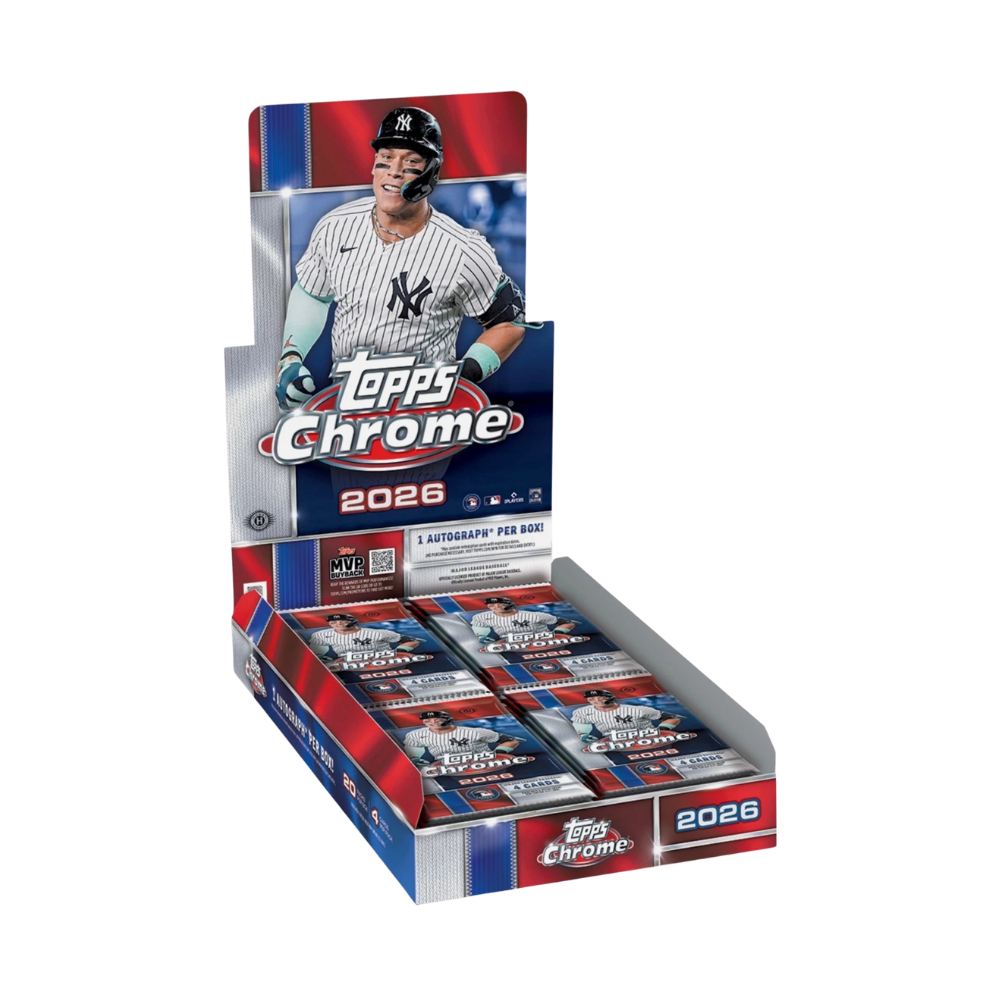 2026 Topps Chrome Baseball Hobby Box (1 Auto)