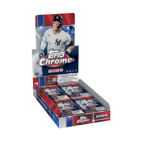 2026 Topps Chrome Baseball Hobby Box (1 Auto)
