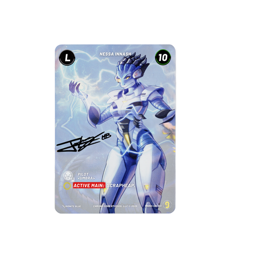 Chrono Core - Nessa Innash - WNR01-128 - Secret Rare - Artist Signature