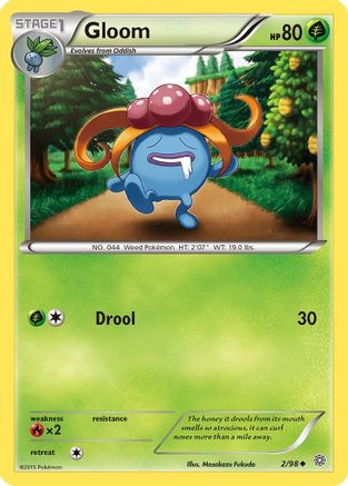 Gloom 002  - Reverse Holofoil XY  Ancient Origins - Uncommon