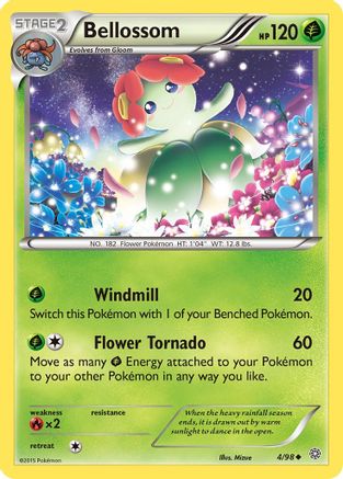 Bellossom 004  XY  Ancient Origins - Uncommon