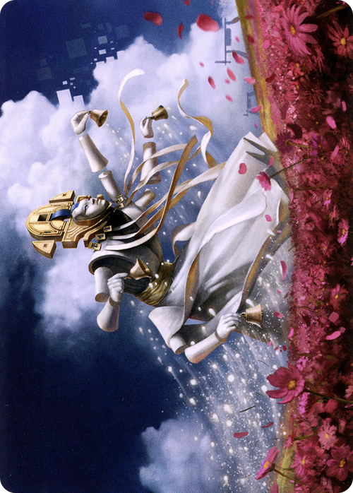 Myojin of Blooming Dawn // Myojin of Blooming Dawn (ANEO-033) - Neon Dynasty Art Series (Borderless) Foil