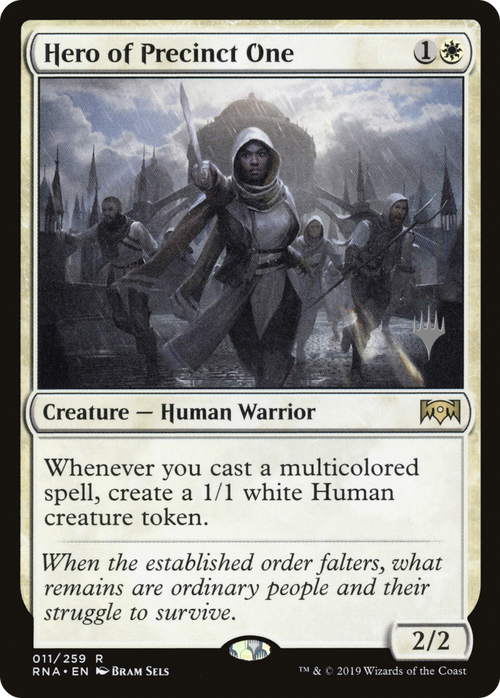 Hero of Precinct One (PPELD-11P) - Ravnica Allegiance Promos Foil
