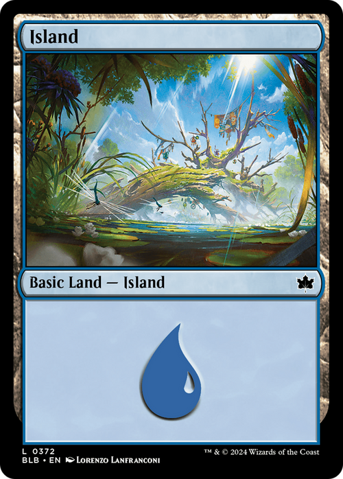 Island (0372) (BLB-372) - Bloomburrow Foil