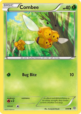Combee 009  - Reverse Holofoil XY  Ancient Origins - Common