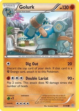 Golurk (41) (41) 041  XY  Ancient Origins - Common