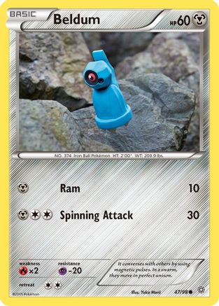 Beldum 047  XY  Ancient Origins - Common