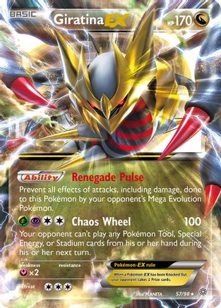 Giratina EX 057  - Holofoil XY  Ancient Origins - Ultra Rare